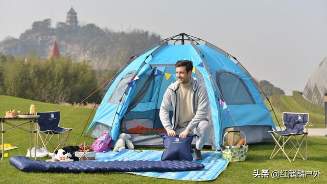 徽羚羊帐篷优缺点 徽羚羊户外帐篷六角自动帐篷液压弹5