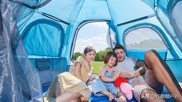 徽羚羊帐篷优缺点 徽羚羊户外帐篷六角自动帐篷液压弹6