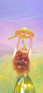 可人的手机壁纸少女：唯美女孩手机壁纸套图(4)