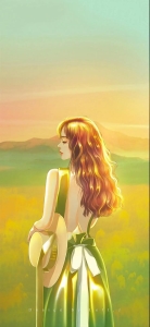 可人的手机壁纸少女：唯美女孩手机壁纸套图(12)