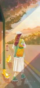 可人的手机壁纸少女：唯美女孩手机壁纸套图(13)