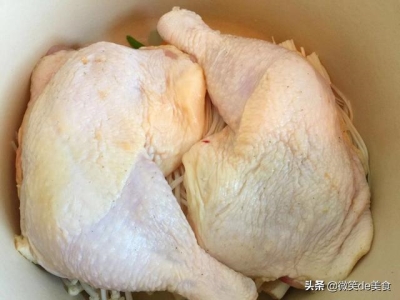 最简单的家常清蒸鸡腿 不加一滴水蒸鸡腿(8)