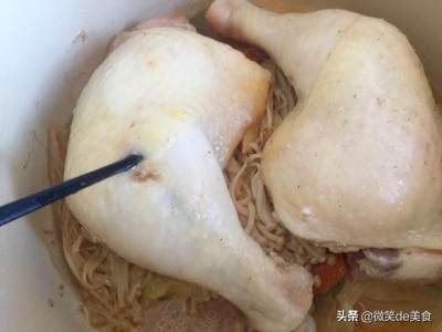 最简单的家常清蒸鸡腿 不加一滴水蒸鸡腿(9)