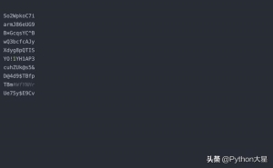 python教学随机密码生成(Python入门编程题库27--生成随机密码)(6)