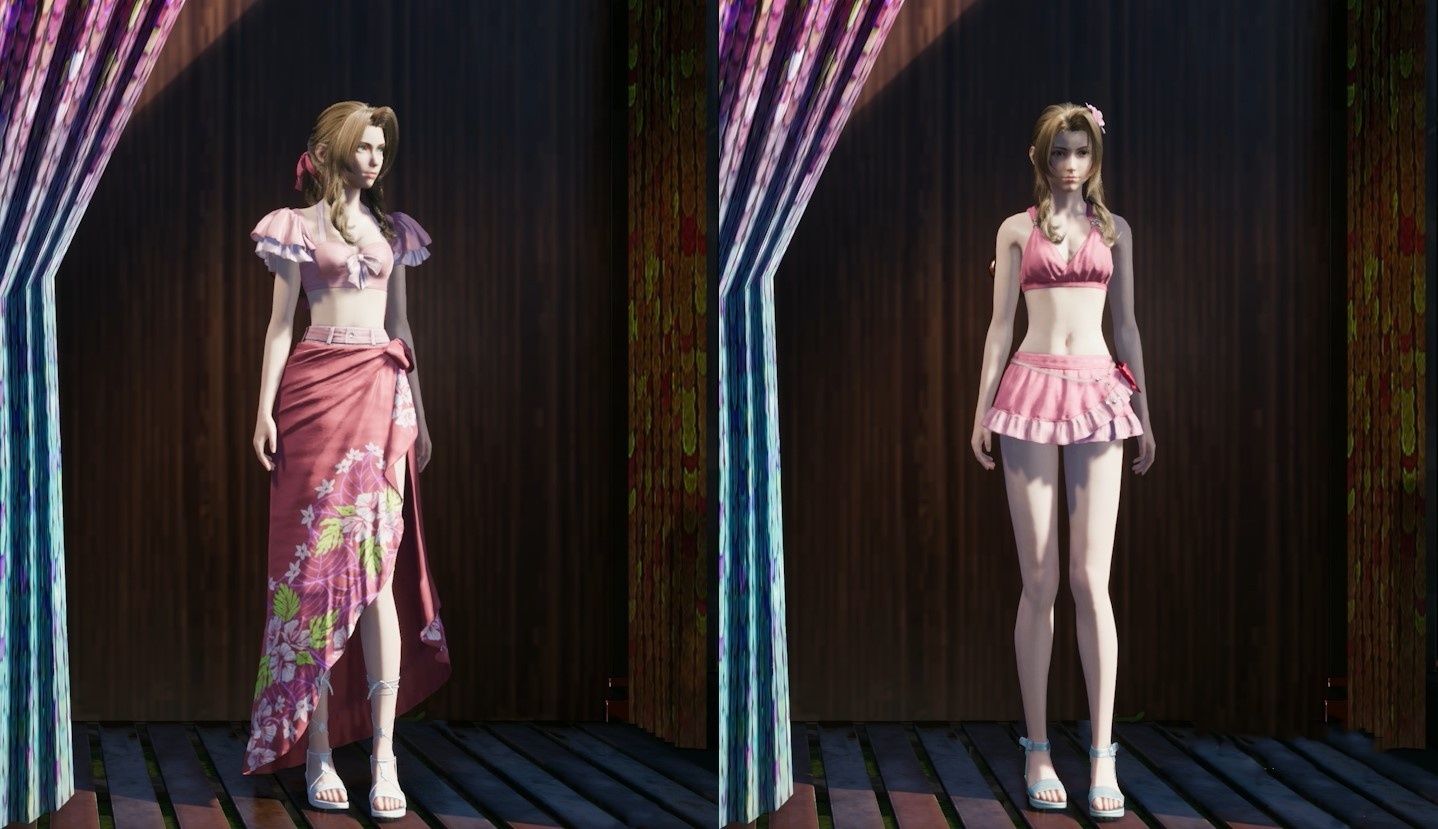 最后幻想7重生泳装获取合集大全