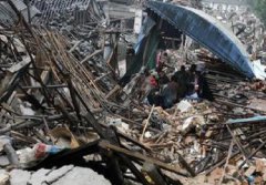 汶川大地震催人泪下的瞬间汶川半张人脸照片